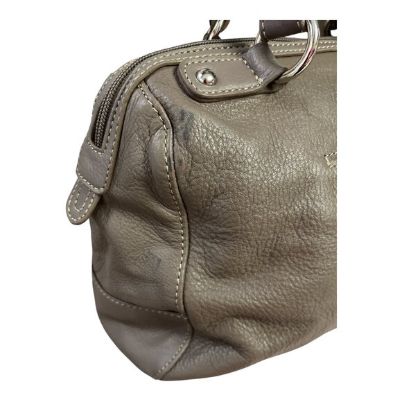 The Sak Leather Satchel – Portobello Taupe – Double Strap Handbag - Picture 5 of 9